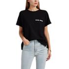 Rag & Bone Women's Outer Space Cotton T-shirt - Black