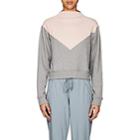 Vaara Women's Cleo Cotton Crop Sweatshirt-gray