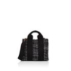 Rue De Verneuil Women's Wool Boucl Baby Tote Bag-black