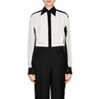Givenchy Women's Colorblocked Silk Blouse - White