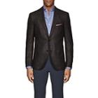 Luciano Barbera Men's Wool-blend Two-button Sportcoat-brown Pat.