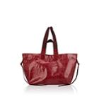 Isabel Marant Women's Wardy Leather Shopper Tote Bag-red