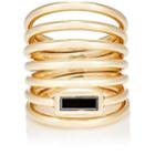 Vram Women's Helics Loop Ring-gold