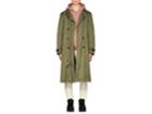 As65 Men's Fur-lined Cotton Trench Coat