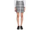 Thom Browne Women's Plaid Pleated Wool-blend Miniskirt