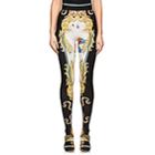 Versace Women's Graphic Footed Leggings - White