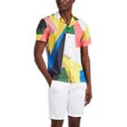 Orlebar Brown Men's Travis Prism-print Cotton-linen Shirt