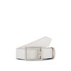 Givenchy Women's Gv3 Leather Belt - White