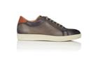 Barneys New York Men's Burnished Leather Sneakers