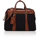 T. Anthony Men's Canvas & Leather Weekender Duffel-black