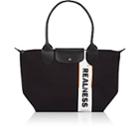 Longchamp By Shayne Oliver Women's Realness Shopping Bag-black