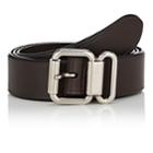 Prada Men's Leather Belt - Brown