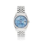 Vintage Watch Women's Rolex 1972 Oyster Perpetual Datejust Watch - Blue
