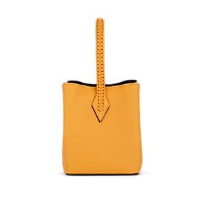 Mtier London Women's Perriand Mini Leather Bucket Bag - Yellow