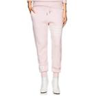 Thom Browne Women's Block-striped Cashmere-blend Jogger Pants-pink