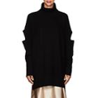 Osman Women's Cutout Wool-blend Turtleneck Sweater-black