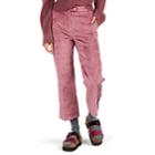 2 Moncler 1952 Women's Corduroy Crop Flared Trousers - Pink