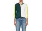 Derek Lam Women's Colorblocked Cotton Zip-front Sweater