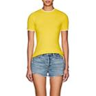 Joostricot Women's Cotton-blend Short-sleeve Sweater-yellow