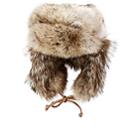 Crown Cap Men's Fur Trapper Hat-natural