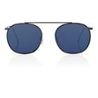 Illesteva Women's Mykonos Sunglasses-black, Blue Flash