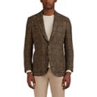 Sartorio Men's Plaid Wool-blend Two-button Sportcoat - Beige, Tan