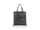 Calvin Klein Women's Small Geometric Leather Tote Bag