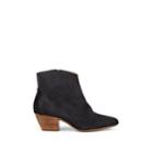 Isabel Marant Women's Dacken Suede Ankle Boots - Faded Black