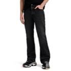 Balenciaga Men's Faded Boot-cut Jeans - Black