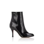 Valentino Garavani Women's Rockstud Patent Leather Ankle Boots-black