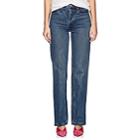 Re/done Women's High Rise Jeans-md. Blue