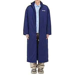 Balenciaga Men's Tech-taffeta Puffer Raincoat-blue