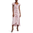 Sies Marjan Women's Portia Ruched Crepe Dress - Pink