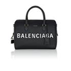 Balenciaga Women's Ville Medium Leather Satchel-black