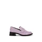Sies Marjan Women's Eddie Stamped Patent Leather Loafers - Soft Pink