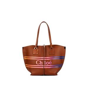Chlo Women's Small Leather Tote Bag - Camel