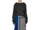 Givenchy Women's Foldover Mixed-stitch Cashmere Sweater