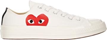 Comme Des Garons Women's Chuck Taylor 1970s Low-top Sneakers-white Si