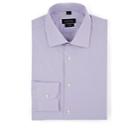 Barneys New York Men's Striped Cotton Poplin Dress Shirt - Purple