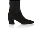 Prada Women's Curved-heel Suede Ankle Boots