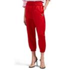 Undercover Women's Silk Satin Jogger Pants - Red