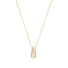 Tejen Women's Large Drop Pendant Necklace - Gold