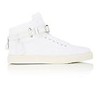 Buscemi Men's 100mm Terry & Leather Sneakers-white