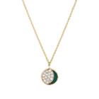 Pamela Love Fine Jewelry Women's Reversible Moon Phase Pendant Necklace-green