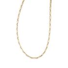 Charmed Life Women's Yellow Gold Oval-link Chain Necklace - Gold