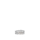 Shay Jewelry Women's Full Link Jumbo Diamond Ring - Silver