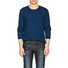Barneys New York Men's Cashmere Sweater-blue