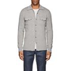 Eleventy Men's Cashmere Sweater Shirt-light Gray