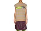 Prada Women's Logo-knit Wool Sleeveless Turtleneck Sweater