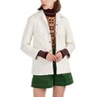 Land Of Distraction Women's Jay Cotton Work Jacket - White